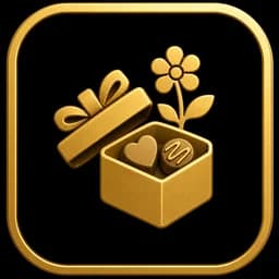Flowers gifts and chocolate