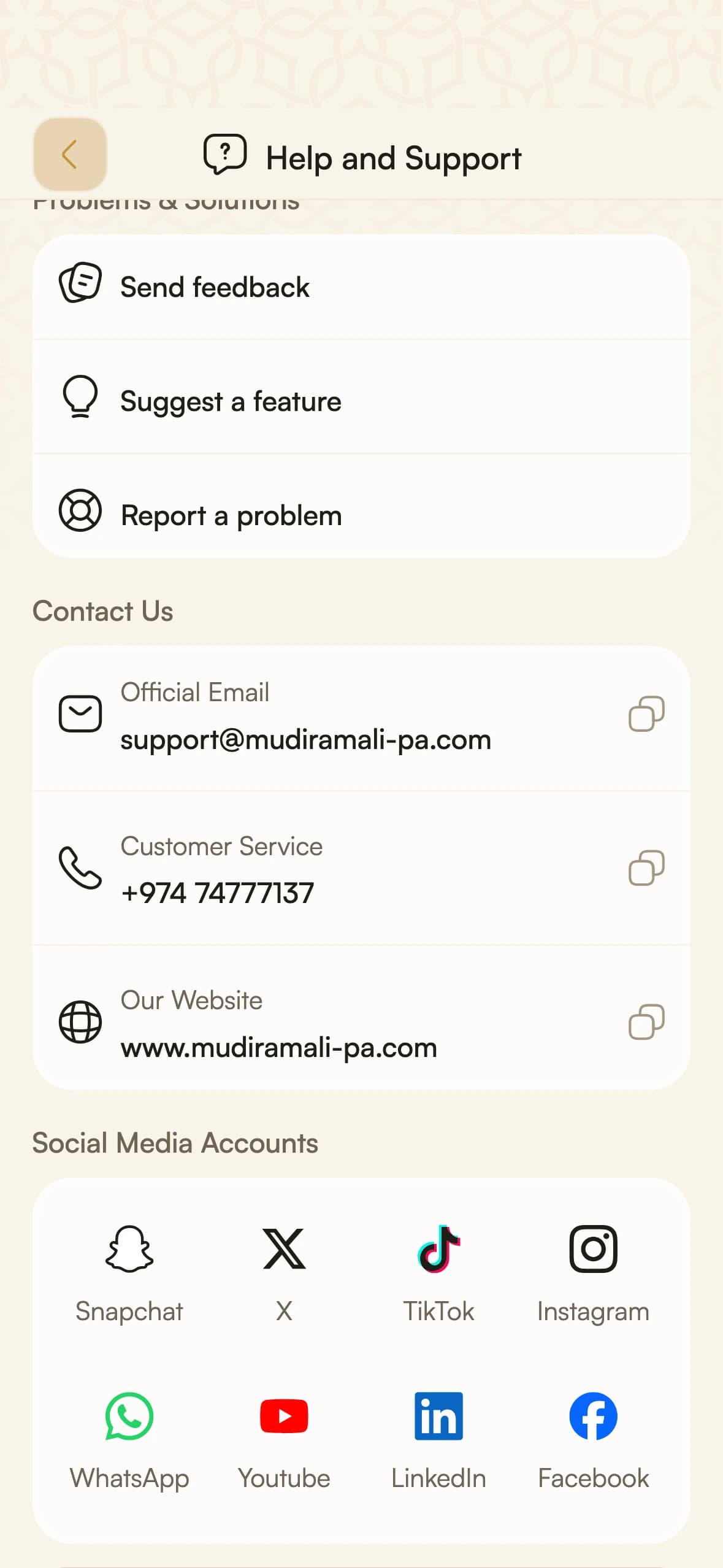 Interact via App or WhatsApp